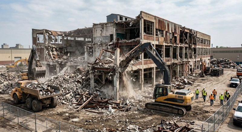 Warehouse Demolition in Sacramento, CA