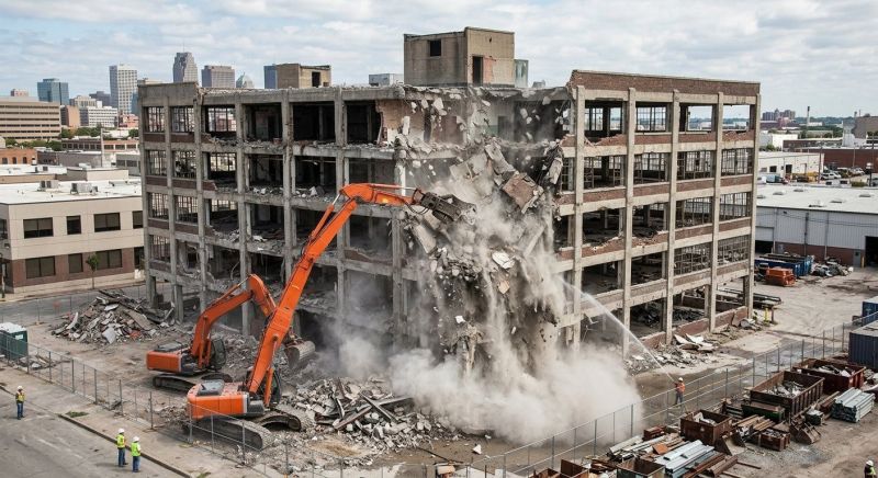Commercial Building Demolition in Katy, TX