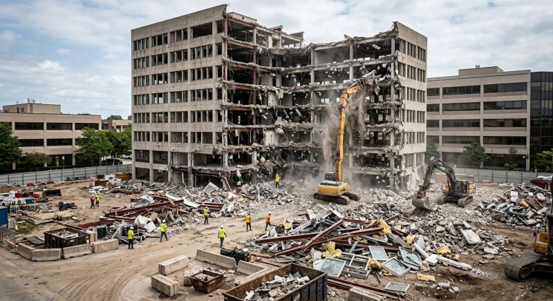 Commercial Building Removal in Katy, TX
