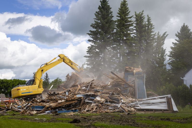 Demolition Equipment in Use